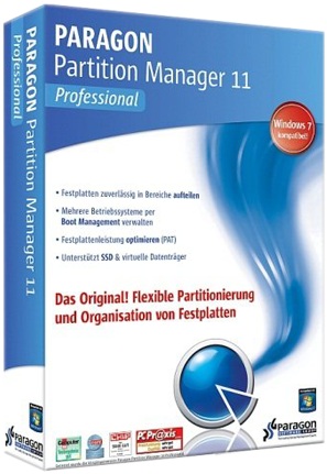 Paragon Partition Manager 11 Professional (x86/x64) RUS + serial скачать бесплатно
