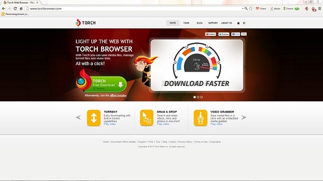 Torch Browser 25.0 русский - Точ браузер скачать бесплатно