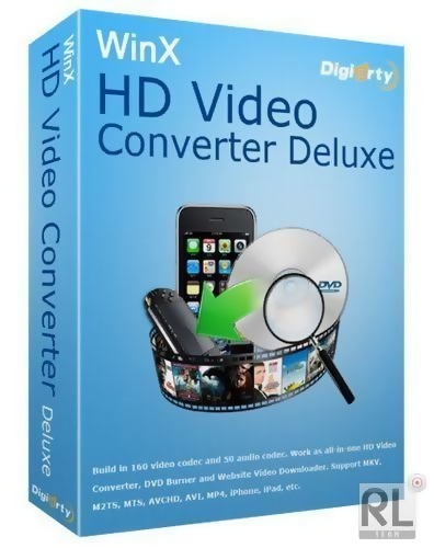 WinX HD Video Converter Deluxe 3.12 RUS + crack ключ скачать бесплатно