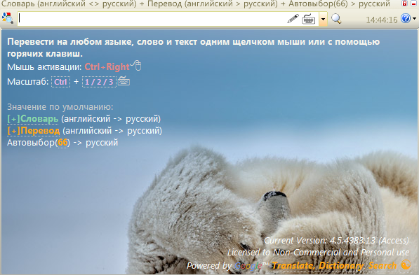 Dictionary .NET 4.5 RUS скачать бесплатно - переводчик текстов с 66 языков