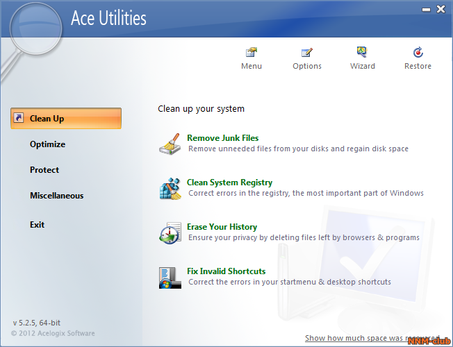 Ace Utilities 5.2.5 Eng + ключ скачать бесплатно