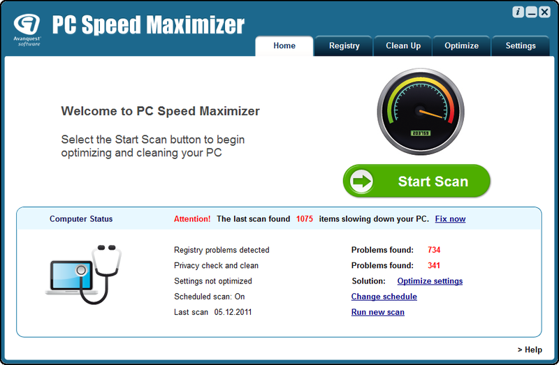 PC Speed Maximizer 3.0.1 + crack ключ скачать бесплатно - настройка и оптимизация ПК