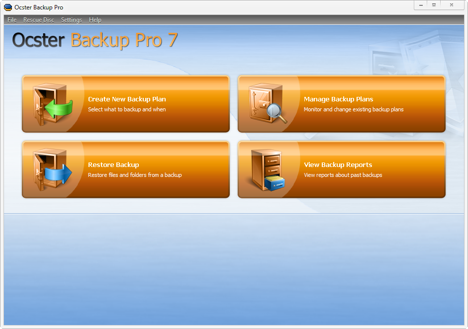 Ocster Backup Pro 7.08 скачать бесплатно - программа для резервного копирования файлов