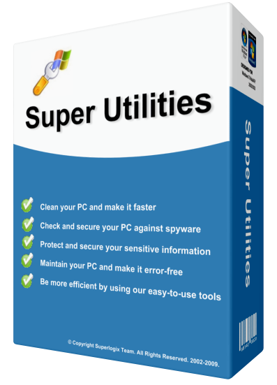 Super Utilities Pro 9.9 RUS + Portable crack скачать бесплатно - набор утилит для ускорения ПК