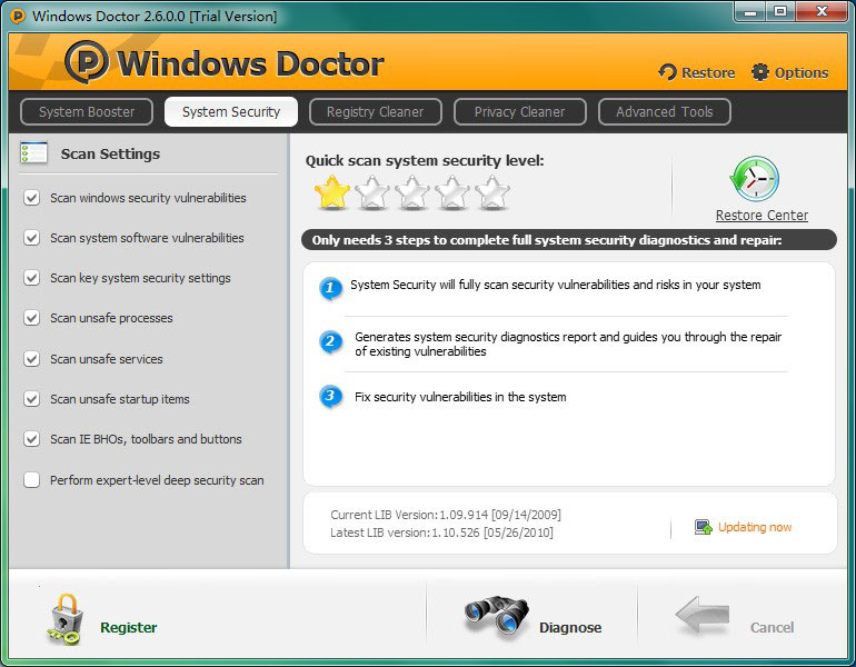 Windows Doctor 2.6 RUS + crack скачать бесплатно - программа для защиты и оптимизации Windows
